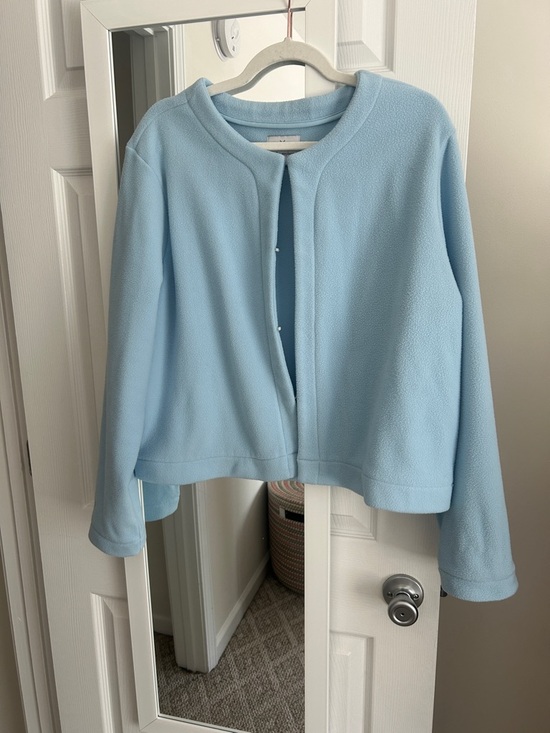 Dudley Stephens Jackets & Blazers - Dudley Stephens Light Blue Fleece Jacket